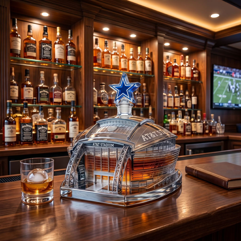 AT&T STADIUM WHISKEY BOTTLE