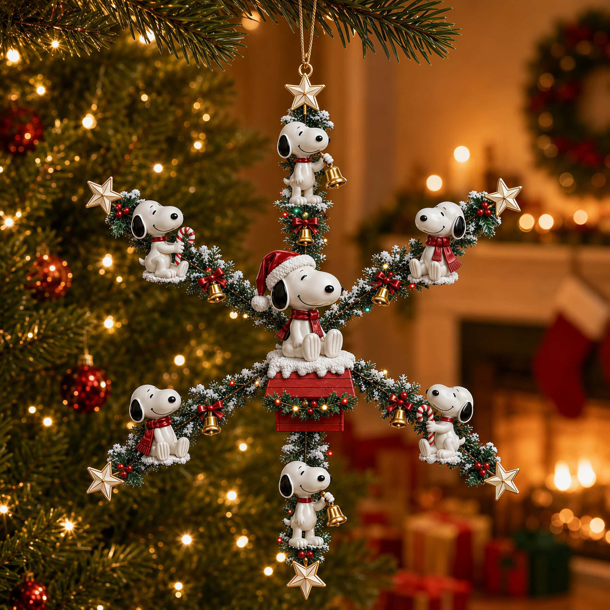 Snoopy Christmas Snowflake Ornament – Holiday Collector Edition