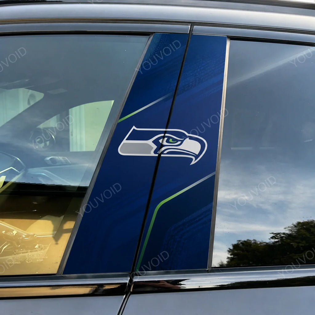 Seattle Seahawks Car Pillar Wrap - Universal Fit