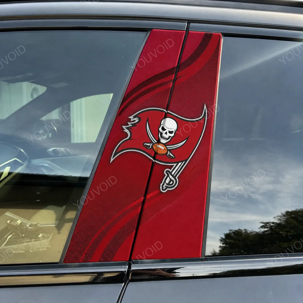 Tampa Bay Buccaneers Car Pillar Wrap - Universal Fit
