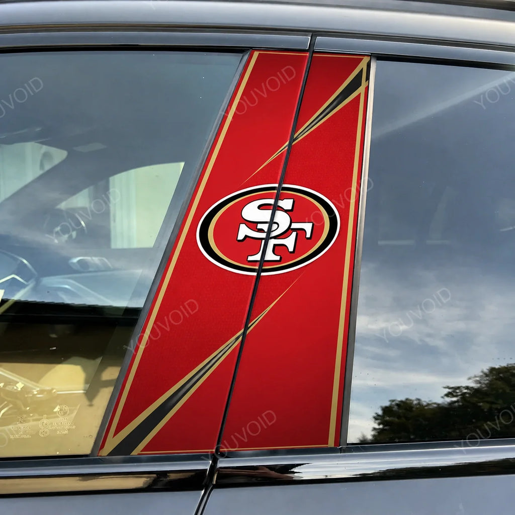 San Francisco 49ers Car Pillar Wrap - Universal Fit