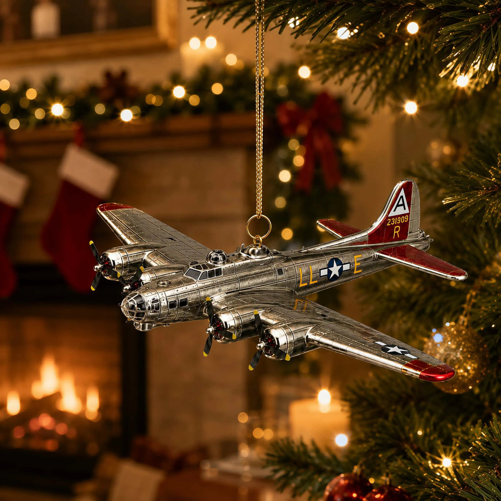 U.S. Army Air Corps 100th Anniversary Christmas Ornament - Boeing B-17 Flying Fortress