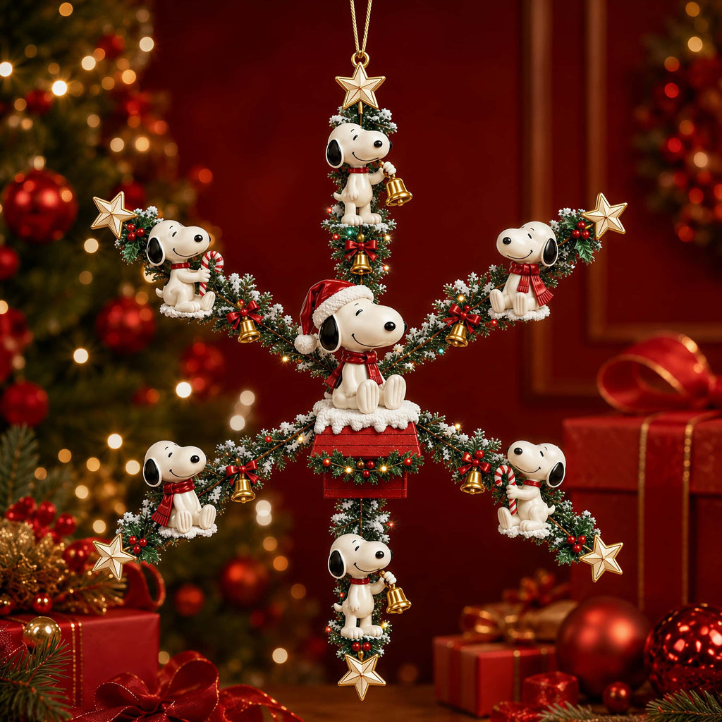 Snoopy Christmas Snowflake Ornament – Holiday Collector Edition