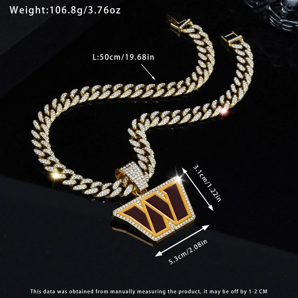 NFL Team Pride Gem Chain Necklace