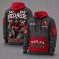 Tampa Bay Buccaneers Mascot Personalized Half-Zip Hoodie